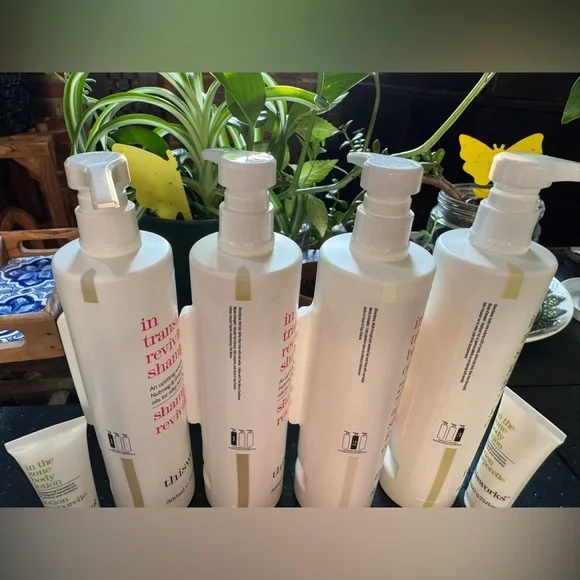 HUGE LOT - This Works Shampoo, Conditioner, Shower Gel, Bar Soap, Lotion 18 pcs - Picture 6 of 7